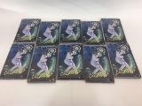 MLB 2001 Ichiro Suzuki Limited Edition Gold Foil Signature Cards - Set of 10