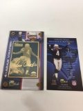 2002 NFL Adam Vinatieri Super Bowl 24k Gold Metal Limited Edition Production Proof