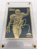 2002 NFL Limited Edition Lawyer Milloy Super Bowl 24k Gold Metal ERROR Card