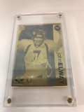 2000 NFL 99 SB MVP John Elway Limited Edition 24k Gold Metal ERROR Card