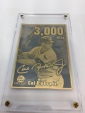 2000 MLB Cal Ripken Jr 3000 Hits Limited Edition 24k Gold Metal ERROR Card