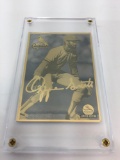 2002 MLB Ozzy Smith HOF 24k Gold Metal Limited Edition ERROR Card