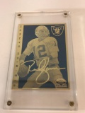 2003 NFL Rich Gannon Raiders MVP 24k Gold Metal Limited Edition ERROR Card