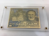 2001 Funny Car MAC Tools Racing Doug Kalitta 24k Gold Limited Edition ERROR Card