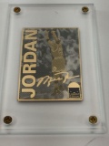 2017 NBA Michael Jordan Gold & Silver Limited Edition MINI-Card Production Proof