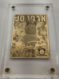 2017 NBA Michael Jordan-Shooting 24k Gold Limited Edition Card Production PROOF