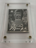 2017 NBA Michael Jordan Career Silver Limited Edition Card Production PROOF