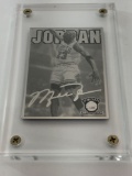 2017 NBA Michael Jordan Dunking Silver Limited Edition Card Production PROOF