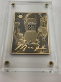 2017 NBA Michael Jordan-Career Gold & Silver Limited Edition Card Production PROOF