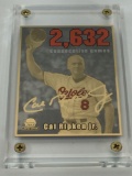 MLB Cal Ripken Jr. 2,632 Consecutive Games 3 x 4 inch Gold, Silver, & Color Production Proof
