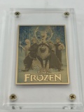 Disney Frozen 24k Gold & Color Collectable Card Production Proof