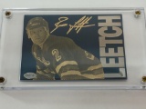 NHL 1995 Brian Leetch - Parkhurst - Limited Edition Gold & Silver Card Production PROOF