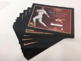 1998 MLB Mark McGwire 24k Gold Signature Standee Certs 62 Home Run - COAs 10 Units Limited Edition