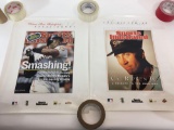 2001 Barry Bonds, Cal Ripken Jr. Sports Illustrated Posters