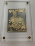 WCW 1999 Goldberg 24k Gold & Silver Mini-Card Limited Edition #1002/1999