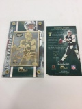 NFL 2003 Chad Pennington 24k Gold & Silver Card Limited Edition 1008 / 10000