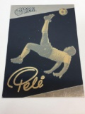 Pele Soccer Shots 24k Gold LE Collectible Gallery Piece w/ 24k Gold Signature- Prouction PROOF