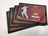 MLB Mark McGwire 70th Home Run 24k Gold Signature Collectible STANDEE CERTS-- LE 9, 10, 62, 70