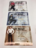 Elvis Presley 24k Gold Signature Collectible STANDEE CERTS 3-CERT MATCHING SET -LE 10,10,10