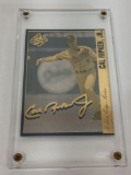 1996 MLB Orioles Cal Ripken Jr. Limited Edition 24k Gold & Silver CAREER Card- Production Proof