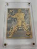 1999 NFL Dan Marino 24k Gold & Silver Card Limited Edition #3419/10,000