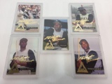 The Summit Collection - Roberto Clemente 24k Gold Signature Cards - Complete Set of 5