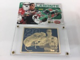 NASCAR 2001 Limited Edition Coca-Cola Bobby Labonte 24k Gold Metal ERROR Card