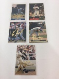 1993 Spectrum/Front Row Ryan, Yaz, Seaver, Clemente, Griffey 24k Gold Signature Cards -5 Card Set