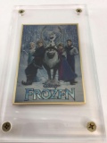 2017 Disney Frozen Limited Edition 24k Gold and Color Metal Card Production PROOF