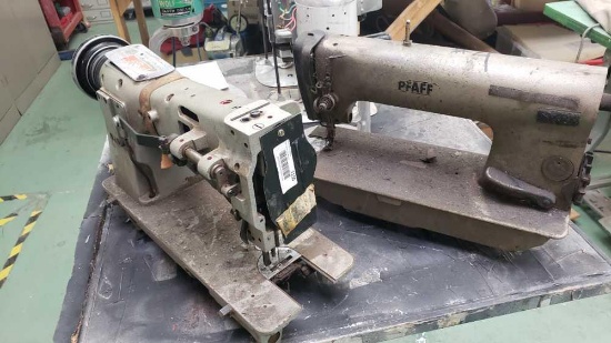 2 non working parts industrial sewing machines Location:... Upholstery Shop