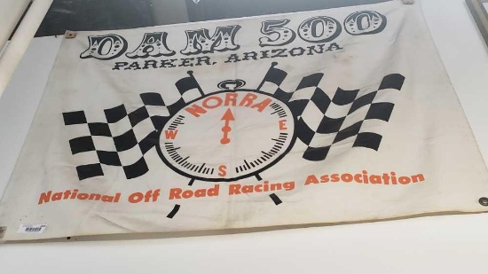 dam 500 banner off road racing 35in tall 40in wide Location:... Front Shop