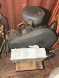 5hp vacuum pump w/General Electric Induction Motor Location Cargo Container