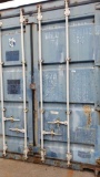 40' cargo shipping container 9ft 6in high Location: Back Lot To be removed last.