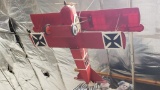 RC Biplane w/remote WWI replica model airplane fok D VII 7795/16 Location: Front Shop