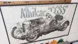1926 amil car cgss bridgestone poster framed Location:... Front Shop