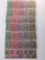 US Postage 1940 Famous Americans Series - the Complete Series of 35 Stamps