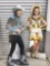 2 Cardboard Cutouts Roy Rogers & Dale Evans 6ft Tall