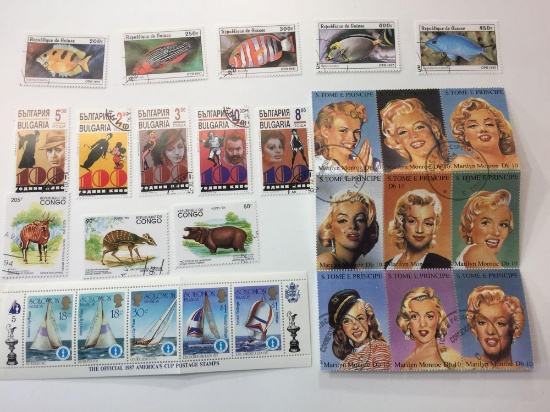 Collection of Foreign Stamps 1986-1997