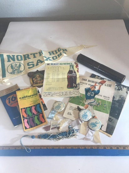 1950s North High Saxons Items Marine Corps Photo