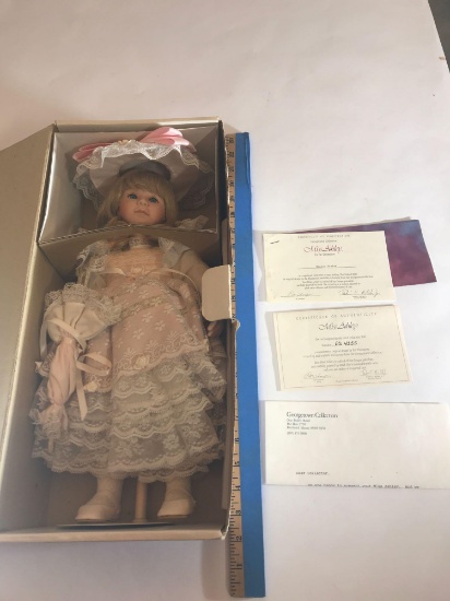 The Littlest Belle Miss Ashley Doll in Box with Certification
