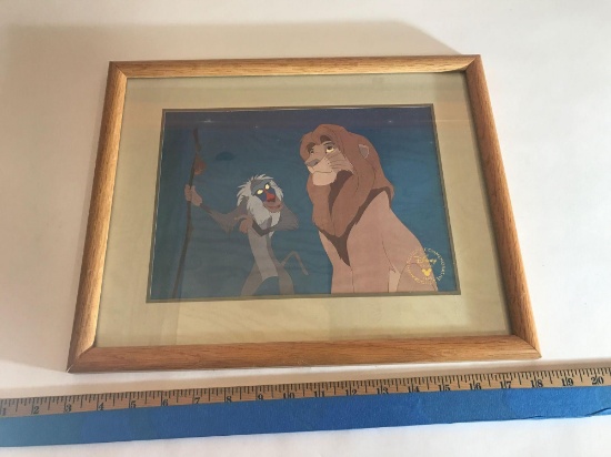 Lion King 1995 Disney Lithograph Framed