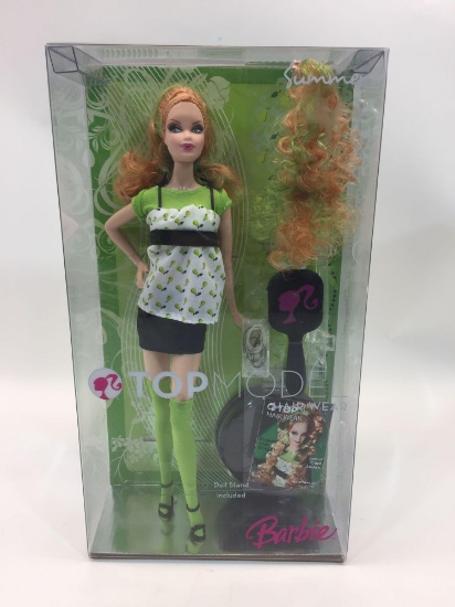 Top Model Hair Wear Summer Barbie Doll - NIB 13in Tall