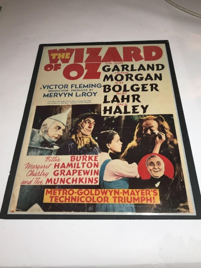 Wizard of Oz Movie Poster Laminated