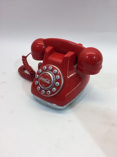 Vintage Coca-Cola Landline Phone - untested