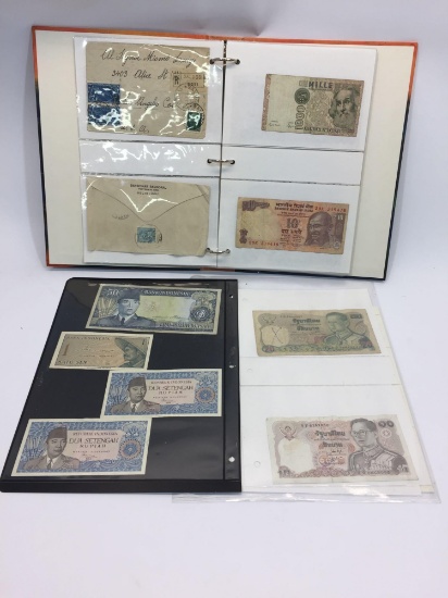 Foreign Bills, Notes, Stamps, etc