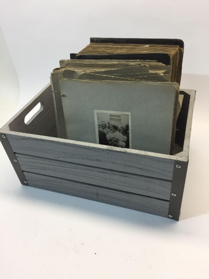 Crate of Vintage Photos - Family Album
