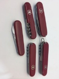 Lot of 5 Swiss Army Knives