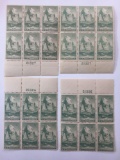 US Postage 1934 8 cent Zion, Utah Stamps - 4 sheets of 6