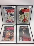 Set of 4 Framed Wonder Woman Comic Books - Each 13in x 10in