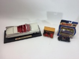 4 Vintage Toy Cars - Maisto Cadillac Eldorado Biarritz 1959 - Corgi Classics - Batman & Two-Face